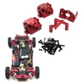 thumbnail image 6 of RC Car Upgrades Parts Accessory Gearbox Shell Cover RC Car Metal Parts for Wltoys 1:28 284161 284010 284131 P929 P939 RC Car Red, 6 of 8