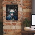 thumbnail image 5 of Epic Graffiti 'Crypto Cow' by Svetlana Aleynikova Canvas Wall Art, 12" x 16", 5 of 8
