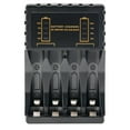 thumbnail image 7 of 4 Slot Battery Charger with Overcharge Protection for AA AAA Ni-MH Ni-CD Rechargeable Batteries Black, 7 of 7