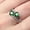 Green, variant on New Women Double Heart Sparkling Cubic Zirconia Ring
