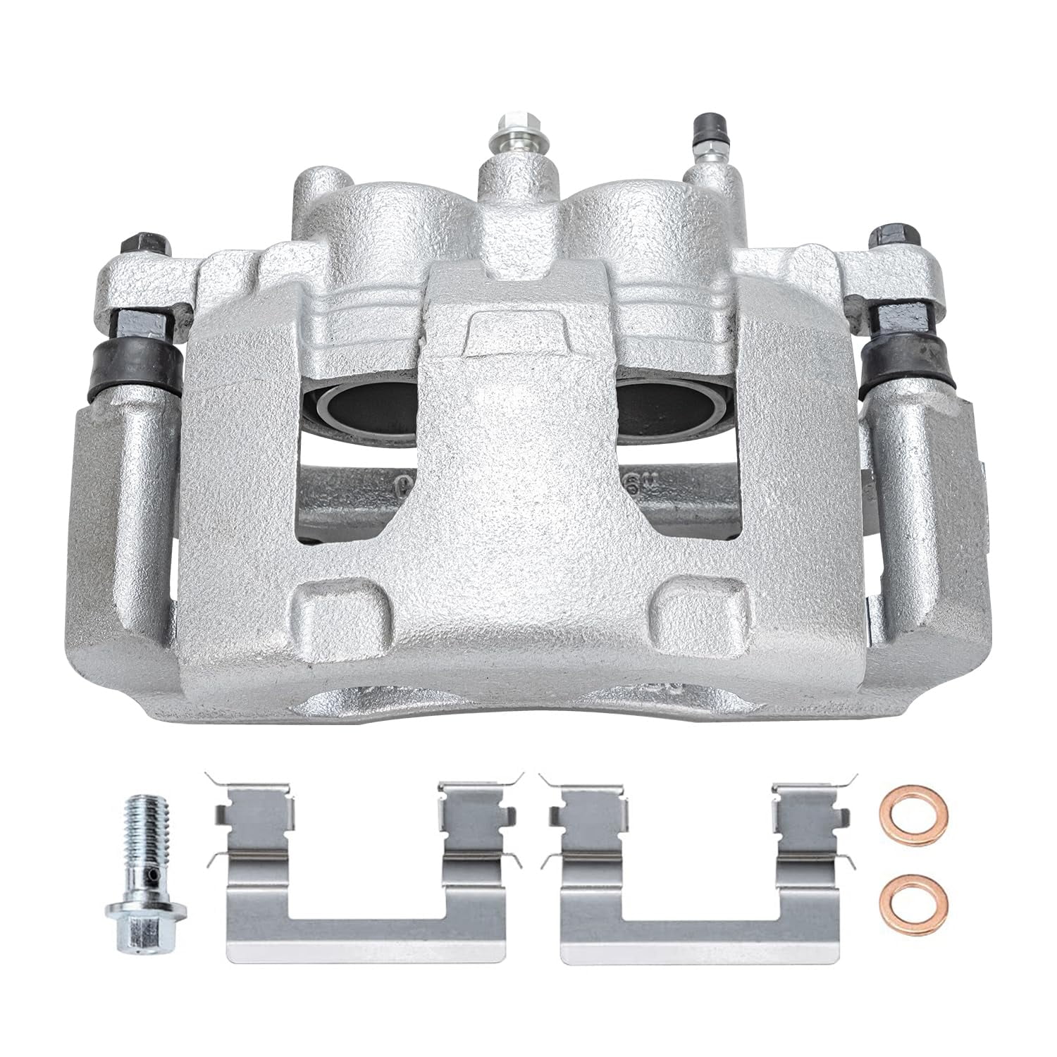 Detroit Axle - Front Brake Calipers for Chevrolet Impala Monte Carlo Buick Lucerne Disc Brake Calipers w/Bracket Replacement