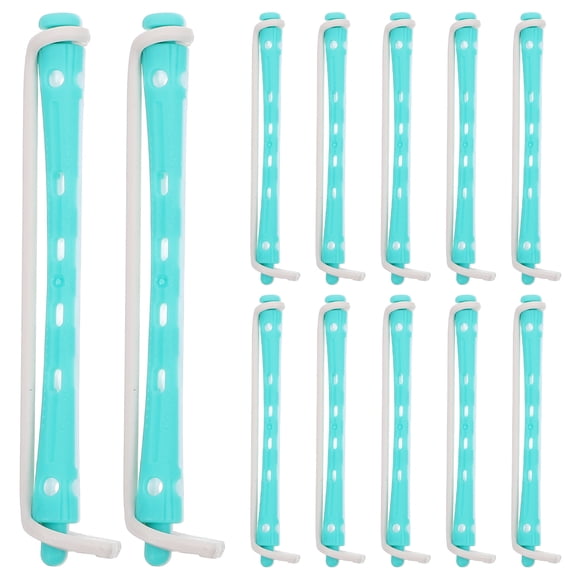12pcs Curling Perm Rods Women Hair Rollers Portable Hair Curlers Hair Perm Rods