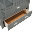 thumbnail image 4 of Bellemave Bunk Bed with Trundle and Stairs, Solid Wood Twin Over Twin Bunk Bed with 4 Storage Drawers for Teens Adults (Grey), 4 of 8