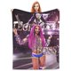 thumbnail image 1 of Manta de franela ultra suave y acogedora de Sasha Banks para picnic para niños, niñas y adultos, mantas ligeras y esponjosas para sofá, cama, sofá, sala de estar, 1 of 6