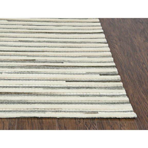 Rizzy Rugs Wild Thing Area Rug WDT106 Gray Gradient Lines 5' x 8' Rectangle