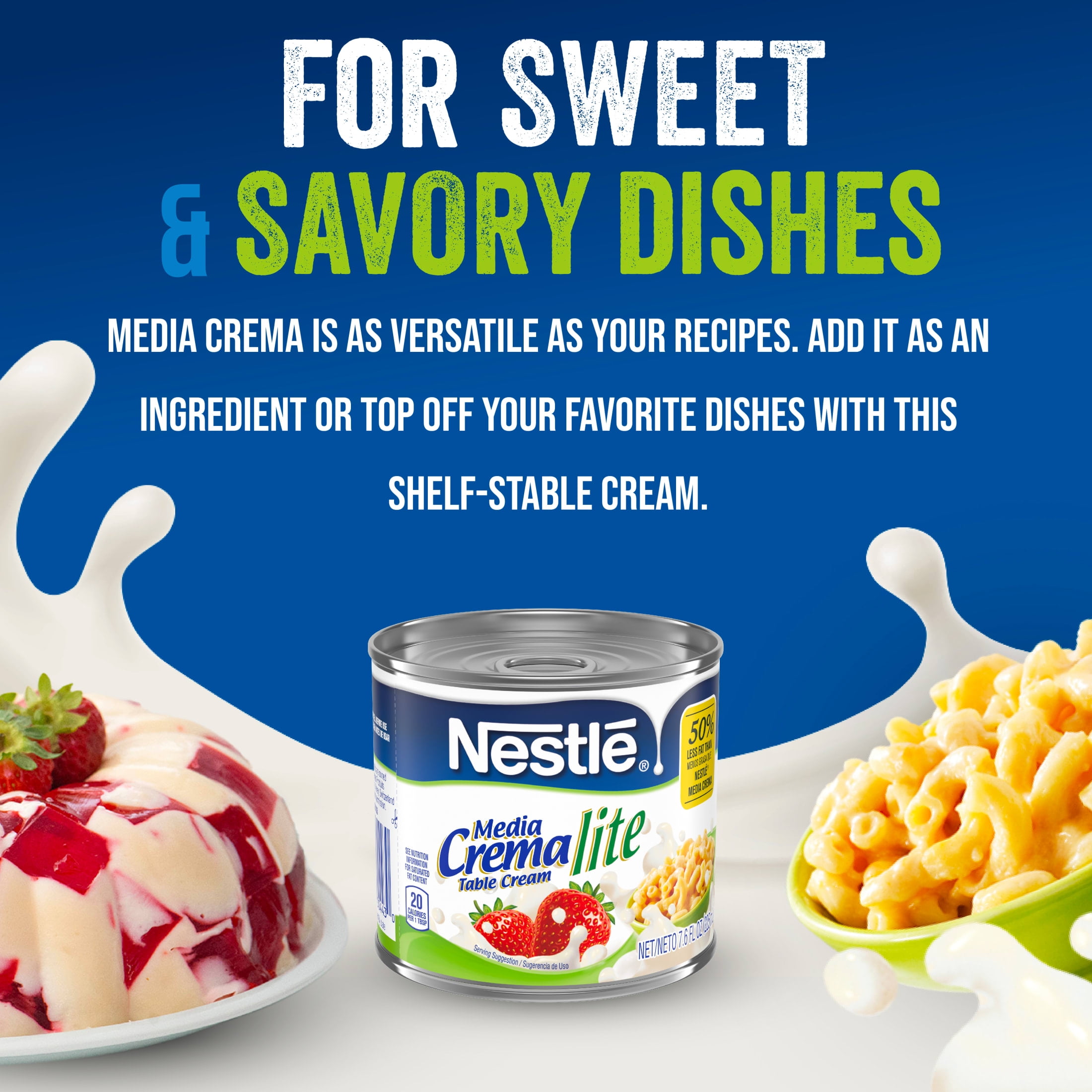 (3 pack) Nestle Media Crema Lite Cream