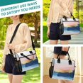 thumbnail image 5 of FORMRS Insulated Lunch Bag for Work School Unisex Large Capacity Cooler with Shoulder Strap, Abstract Painting, 5 of 6