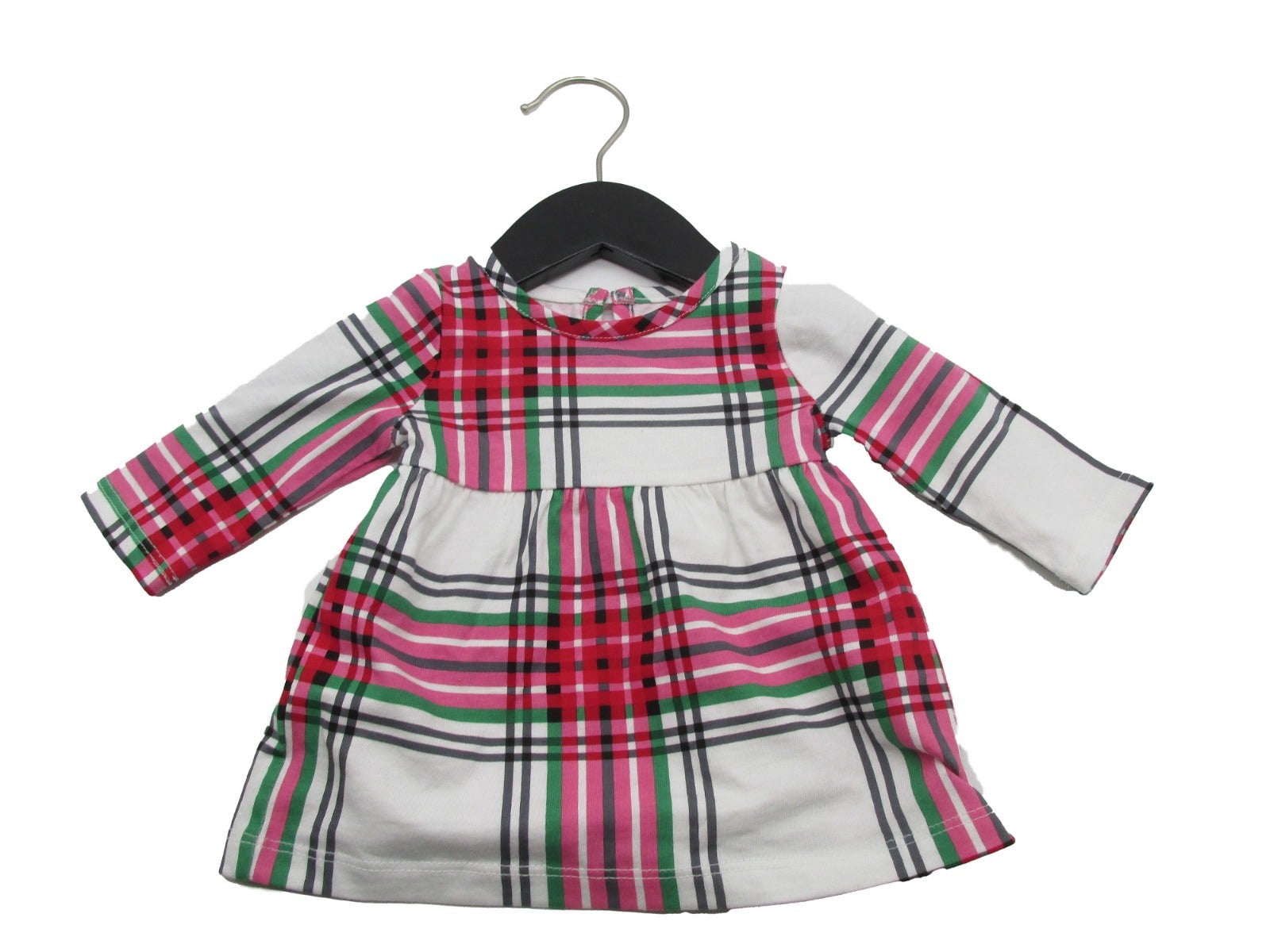 NAHANCO Wooden Baby/Infant Hangers, 10" - Low Gloss Black, 25/CTN