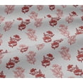 thumbnail image 5 of oneOone Viscose Jersey White Fabric Floral Block Fabric For Sewing Printed Craft Fabric By The Yard 60 Inch Wide, 5 of 5