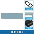 thumbnail image 3 of Unique Bargains 30 x 8cm Wide Angle Rearview Mirror Large Rear View Mirror for Cars Boats Trucks SUV Blue Tint Convex, 3 of 7