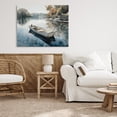 thumbnail image 3 of Stupell Industries Coastal Boat Ride Through Autumn Reflections Canvas Art, 30 x 24, by Franklyn Gregory, 3 of 8