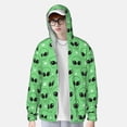 thumbnail image 2 of Balery alien cartoons Sudadera ligera de manga larga con capucha y protección solar UPF 50+ para hombre y mujer, ideal para pesca y running-Small, 2 of 7