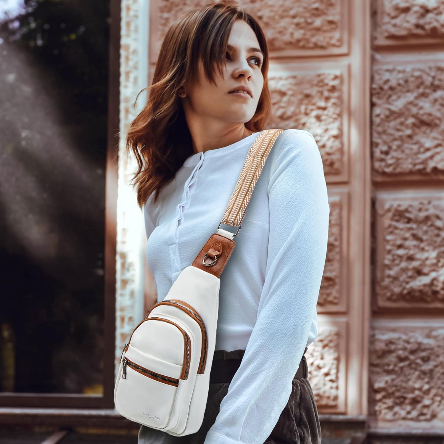 Crossbody Bag for Women Small Sling Bag Leather Shoulder Cross Body Bag for Travel