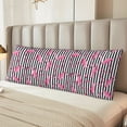 thumbnail image 6 of Bingfone Body Pillow Cover Long Pillow Case With Zipper Decorative Bedding Pillowcase 20"X54" Soft Cushion Pillow Case For Bedroom-Flamingos, 6 of 8