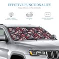 thumbnail image 2 of Bingfone Rose Flowers Car Windshield Sunshade,Sun Foldable Sun Shield Sun Visor for Car - Small, 2 of 8