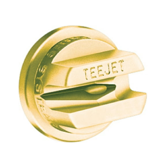 OC-12 TeeJet Off-Center Flat Spray Tip, Smaller Capacities, Brass