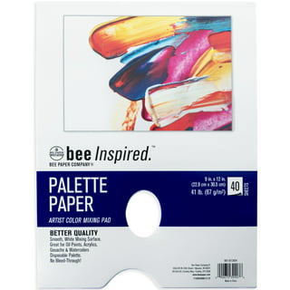 iGadgitz Home U7092 Palette Paper Tear Off Palette Pad Disposable Paint  Palette (50 sheet) - White