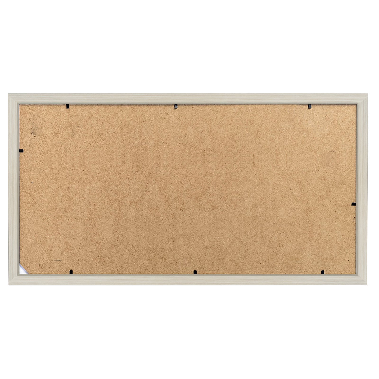 Americanflat 8x20 Collage Picture Frame in Light Wood| Displays Four 4x6 inch Photos. Shatter-Resistant Glass. Hanging Hardware Included!