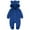 style-01 Blue, variant on Gubotare Infant Snow Suit Baby Newborn Outfit Fleece Snowsuit Winter Clothes Hooded Jumpsuit Romper for Baby Boy Girl 18 24 Months (Navy,18-24 Months)