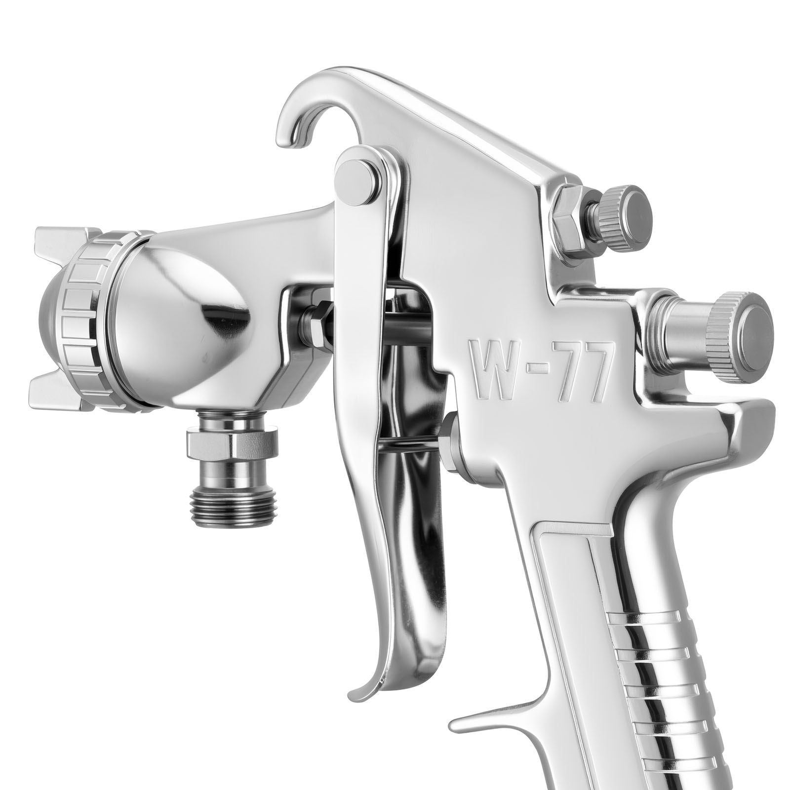 Spray Paint Pressure Pot 0.5 Gal with 1.8mm & 3.0mm Spray Guns, 2 x 9.8FT Hoses, 45 PSI Max, for Furniture Car Fence Painting