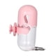 thumbnail image 5 of Bebedero automático para loros, dispensador de comida para pájaros, botella transparente. Rosa, 5 of 9