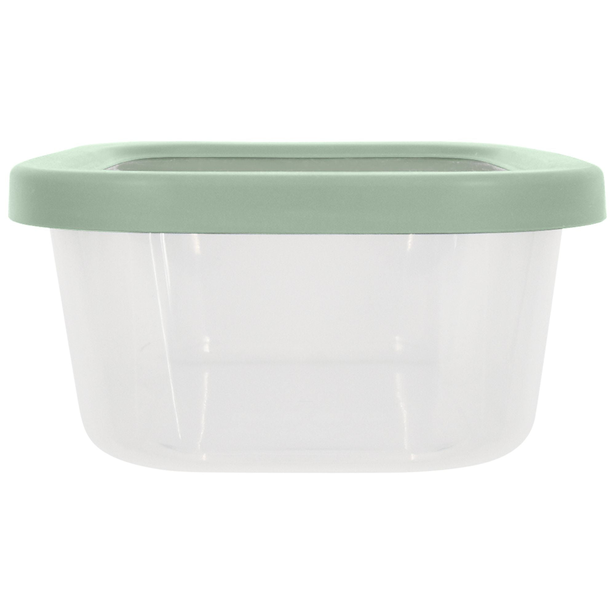 (4 pack) Mainstays Green Plastic Food Storage Container Set, Durable, 4.6 Cup or 8 Cup or 11.9 Cup, 6 Count