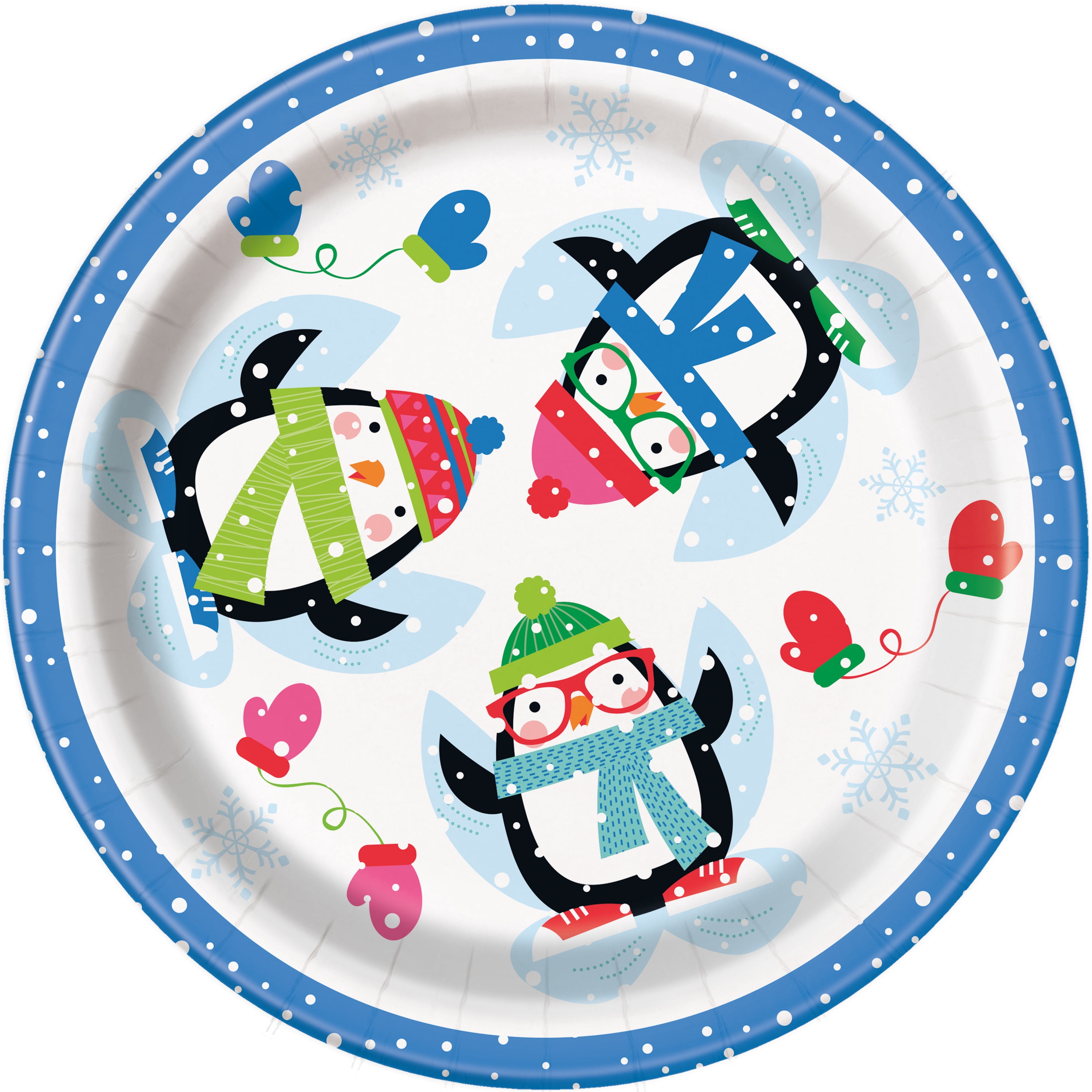 holiday paper plates