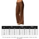 thumbnail image 2 of Pantalones Rectos Pantalones casuales de mujer Bolsillos de lino de algodón con cordón Pantalones de dama (Café S) Ygjytge para Mujer Café T XL, 2 of 6