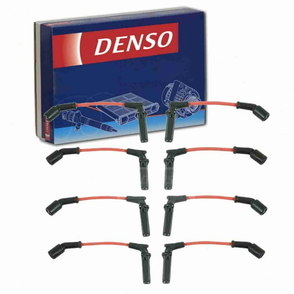 DENSO Spark Plug Wire Set compatible with GMC Yukon XL 1500 5.3L 6.0L 6.2L V8 2007-2008