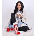 thumbnail image 5 of Women's Fleece Slipper Socks - Cozy & Warm Sherpa Socks, House Slippers with Non Slip Grippers - Winter Holidays Christmas Gifts, 5 of 6