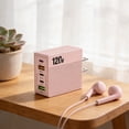 thumbnail image 1 of USB Wall Charger Block Multi Port Fast Charging Adapter, 5 Port USB Charger for Phone Tablet Laptop Accessories, Compact Power Adapter for Home Travel Office Charging Use, 1 of 6
