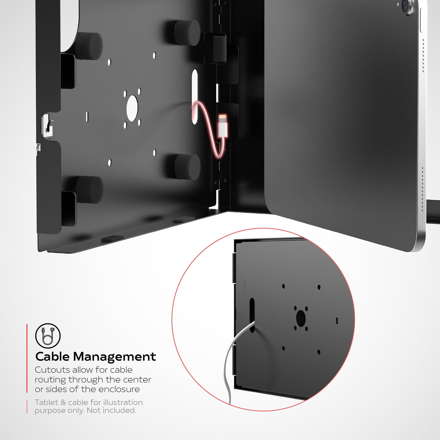 CTA Digital Locking Wall-Mount Enclosure for iPad 10th Gen/A16