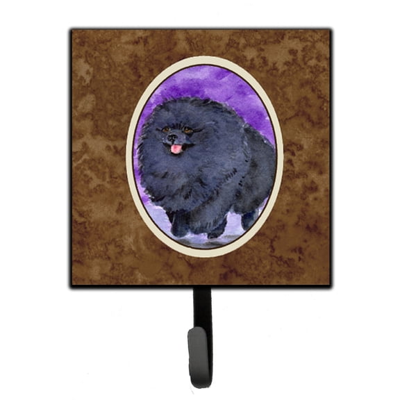 Carolines Treasures SS8686SH4 Pomeranian Leash Holder or Key Hook, Small, Multicolor