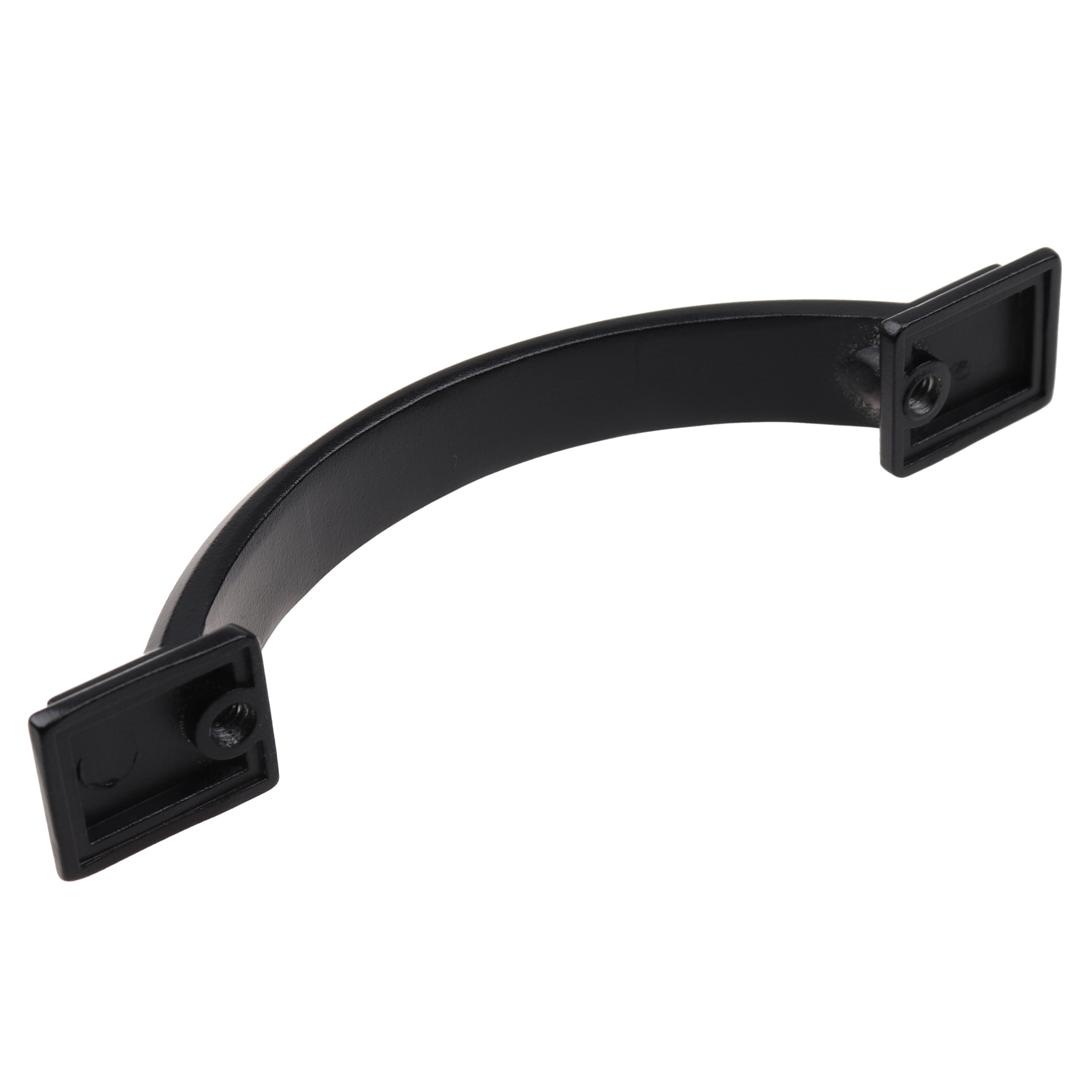 GlideRite 3 in. Center Arched Square Pulls Cabinet Hardware Handles, Matte Black, Pack of 25