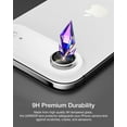 thumbnail image 4 of Yanonmyfd  Camera Lens Protector for iPhone 17 Pro & Pro Max, 9H Tempered Glass, HD Clear, Easy Installation Kit - Black,Silver, 4 of 6