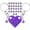 Purple+1 Set of 26 Letters, variant on Brick Matching Couple Heart Keychain, Gifts for Him Her Boyfriend Girlfriend Christmas, Wedding Anniversary Birthday Gift