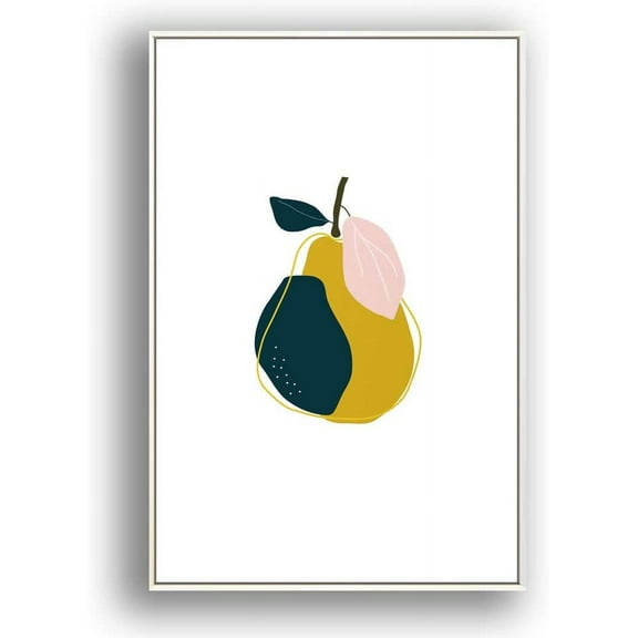 IDEA4WALL Framed Canvas Print Wall Art Multicolor Textured Red, Gray & Green Color Blocks Geometric Shapes Illustrations Modern Art Chic Colorful for Living Room, Bedroom, Office - 16"x24" White