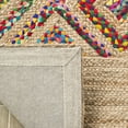 thumbnail image 4 of SAFAVIEH Natural Fiber Codie Geometric Braided Area Rug, Natural/Multi, 5' x 8', 4 of 6