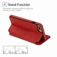 thumbnail image 4 of Dteck iPhone 6 Plus / 6s Plus Case, Premium PU Durable Leather Card Slots Wallet Folio Protective Shockproof Cover For iPhone 6 Plus / 6s Plus, red, 4 of 4