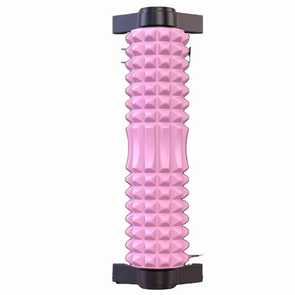 EVA Yoga Foam Roller with Stand,High Load Bearing,Non-Slip ,Muscle Relaxation,Easy to Use for Fitness & Therapy A