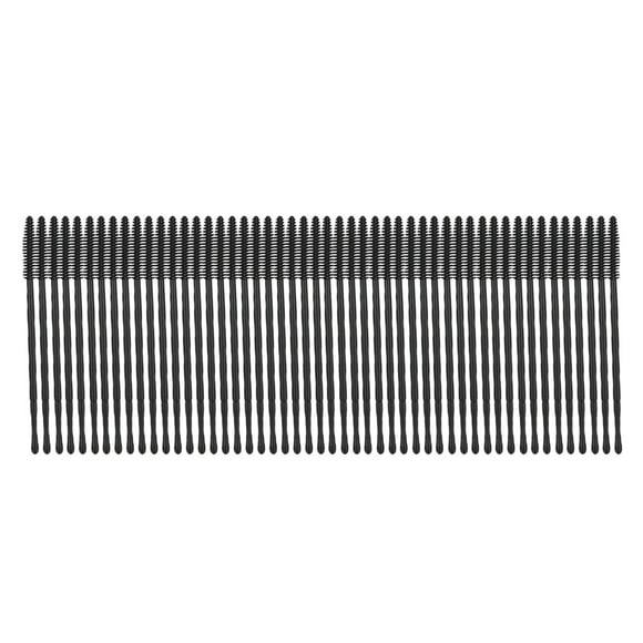 Cepillo de pestañas desechable NikouMX 50 Piezas Cepillo de Pestañas de Silicona Peine de Pestañas