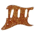 thumbnail image 4 of GLFILL 3 Ply 11 Holes Electric Guitar Guard Scratch Plate Colorful Celluloid Pickup Pick Guard For Guitars SSS Plate Brown Pearl, 4 of 9