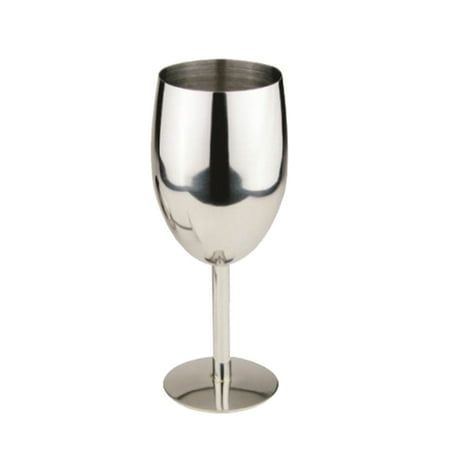

2 PCS Stainless Steel Stemmed Wine Glasses Unbreakable Goblets Whiskey Drinks Champagne Cocktail Glasses