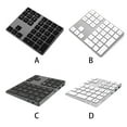 thumbnail image 3 of letairis Wireless Keyboard Handheld Small Receiver Smooth Pocket Keypad Computer Black pro version, 3 of 6