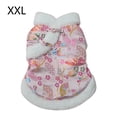 thumbnail image 2 of Ropa para perros espesar ropa mascota linda traje tang chino año nuevo estilo invierno calidez disfraces traje traje pomeranian maltés xxl fan flor rosa tholdsy PT000713-13, 2 of 7