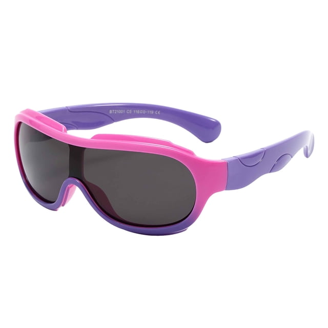 Gafas deportivas para niños Ciclismo Gafas de sol de montura completa Gafas de sol Gafas de sol polarizadas Gafas de sol polarizadas de silicona suave