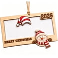 thumbnail image 4 of 2026 Christmas Cash Photo Frame Ornament, Dual-Use Wooden Hanging Decor with Slot for Photo or Cash, Festive Keepsake for Xmas Tree and Holiday Gift Giving, 4 of 7