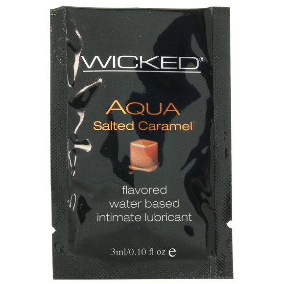 Lubrifiant Aromatisé à l'Aqua.10oz/3ml au Caramel Salé
