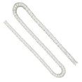 thumbnail image 4 of Cadena de diamantes de imitación soldada de doble fila para accesorios de decoración de ropa DIY, 1 yarda, 4 of 14