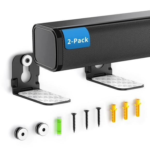 Soporte para barra de sonido, soporte universal, paquete de 2 unidades para Samsung, Sony, LG, Vizio, Bose